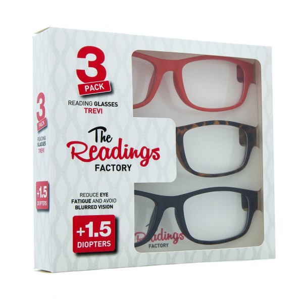 Reading Glasses Trevi pack 3